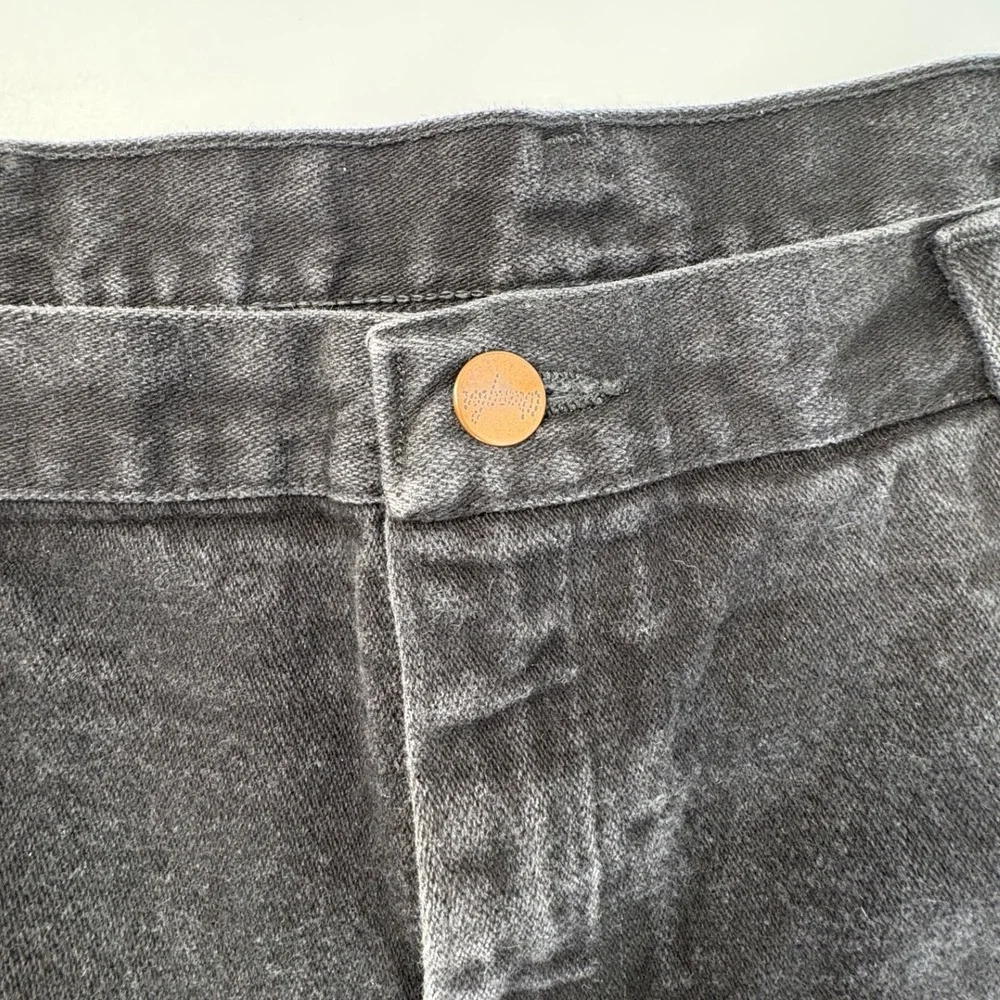 Wrangler 13MWZWK Cowboy Cut Original Fit Jeans Mens 38x32 Washed Black‎ Denim